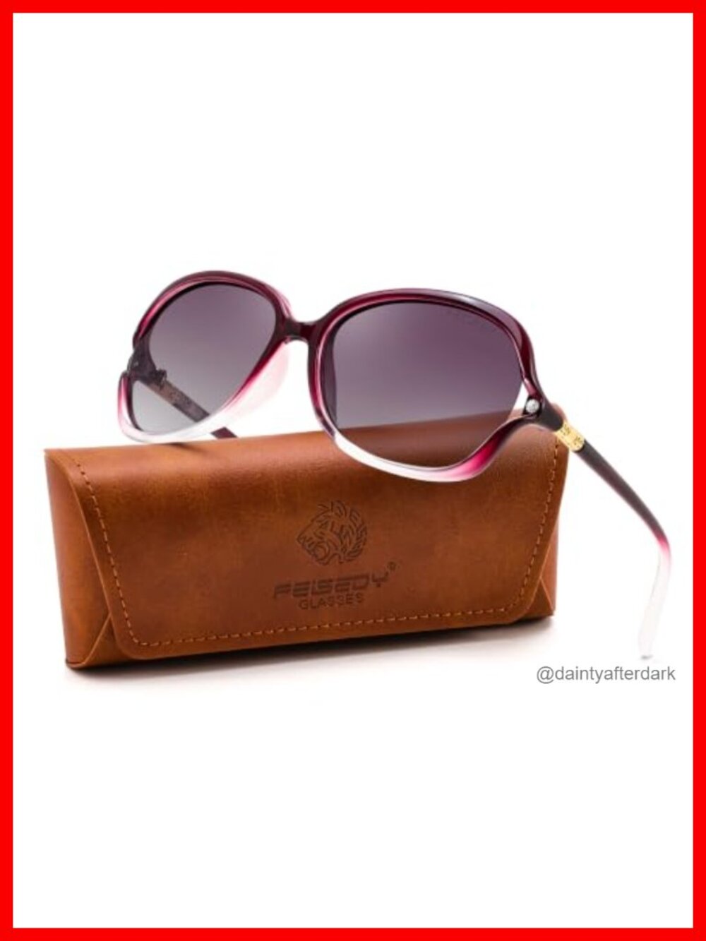 FEISEDY Polarized Sunglasses Women Butterfly UV400